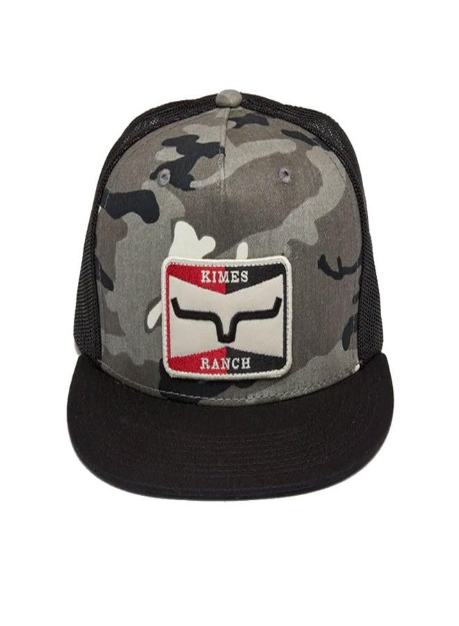 Kimes Ranch Adjustable Snapback Hats Sparky Trucker Caps/Work Wear Brown - Image 3